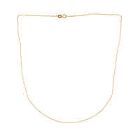 18K Yellow Gold Vivid Cable Chain 18 Inches 1 Grams