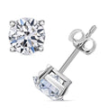 Luxuriant Lab Grown Diamond Stud Earrings in Vermeil YG Over Sterling Silver 0.50 ctw - Sticky add to cart bar