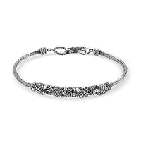 Bali Legacy Sterling Silver Turtle Bracelet (8.00 In) (12.50 g)