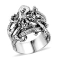 Bali Legacy Octopus Ring in Sterling Silver (Size 10.0) 8.25 Grams - Sticky add to cart bar
