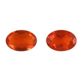 Jalisco Fire Opal Set of 2 (Ovl 6x4 mm) 0.54 ctw Loose Gemstone - Sticky add to cart bar