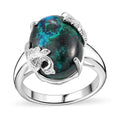Table Mountain Shadowkite 7.25 ctw Peacock Ring in Sterling Silver - Sticky add to cart bar