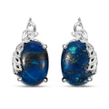 D'Joy Table Mountain Shadowkite 13.00 ctw Peacock Earrings in Sterling Silver - Sticky add to cart bar