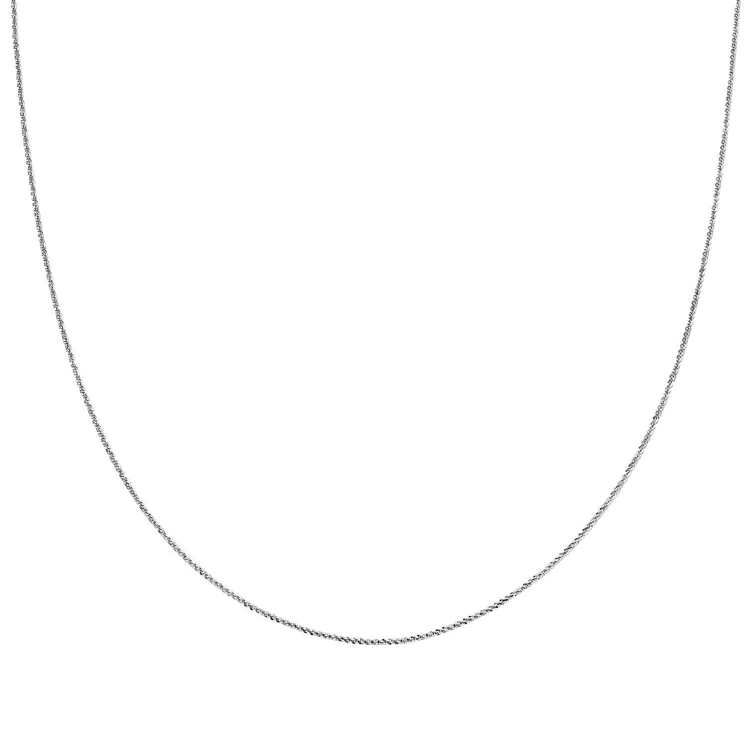 Roc Chain Necklace in Sterling Silver 5.80 Grams 20 Inches