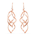 Spiral Twist Earrings in Sterling Silver - Sticky add to cart bar