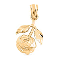 Inverted Rose Pendant in 10K Yellow Gold 0.80 Grams - Sticky add to cart bar
