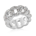 Austrian Crystal Ring in Silvertone (Size 10.0) - Sticky add to cart bar