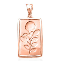 18K Vermeil RG Over Sterling Silver Pendant (1.92 g)