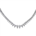 Luxuriant Lab Grown Diamond G-H SI 5.00 ctw Necklace in Platinum Over Sterling Silver 18 Inches - Sticky add to cart bar