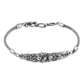 Bali Legacy Toggle Clasp Bracelet in Sterling Silver 10.6 Grams (6.50-8.0In) - Sticky add to cart bar