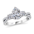 10K White Gold Luxuriant Lab Grown Diamond (E-F, VS) Ring (Size 10.0) 2.00 ctw - Sticky add to cart bar