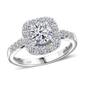 14K White Gold Luxuriant Lab Grown Diamond (E-F, VS) Ring (Size 10.0) (4.25 g) 2.00 ctw - Sticky add to cart bar