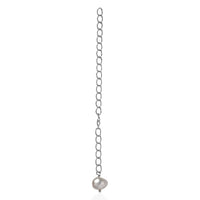 Freshwater Pearl Extender Chain in 18K Vermeil RG Over Sterling Silver