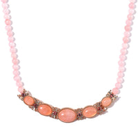 TLV Lapis Lazuli, Blue Austrian Crystal Beaded Necklace (20 Inches) in Silvertone 150.00 ctw