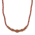TLV Lapis Lazuli, Blue Austrian Crystal Beaded Necklace (20 Inches) in Silvertone 150.00 ctw - Sticky add to cart bar