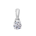 Luxuriant Lab Grown Diamond SI 1.00 ctw Pendant in 14K White Gold - Sticky add to cart bar