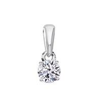 Luxuriant Lab Grown Diamond SI 1.00 ctw Pendant in 14K White Gold