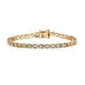 Yellow Apatite 12.65 ctw Bracelet in 18K Yellow Gold Over Sterling Silver (7.25 In) - Sticky add to cart bar