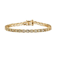 Yellow Apatite 12.65 ctw Bracelet in 18K Yellow Gold Over Sterling Silver (7.25 In)