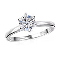 Luxuriant Lab Grown Diamond E-F VS 5.00 ctw Solitaire Ring in 950 Platinum (Size 6.0) 6.80 Grams - Sticky add to cart bar
