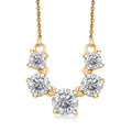 Moissanite Necklace (18 Inches) in 18K Vermeil YG Over Sterling Silver 2.15 ctw - Sticky add to cart bar