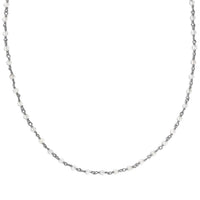 Aquamarine Beaded 15.00 ctw Necklace 20 Inches in Platinum Over Sterling Silver