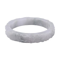 TLV Natural Jade Carved Dragon Bangle Bracelet (7.00 In) 290.00 ctw