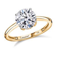 IGI Certified 10K White Gold Luxuriant Lab Grown Diamond (Rnd 9.2mm) (E-F, VS) Solitaire Ring (Size 10.0) (Del. in 10-15 Days) 3.00 ctw