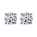 10K White Gold Luxuriant Lab Grown Diamond (E-F, VS) Solitaire Stud Earrings (Del. in 10-15 Days) 1.00 ctw - Sticky add to cart bar