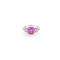 Certified & Appraised Rhapsody AAAA Patroke Kunzite and E-F VS Diamond 6.25 ctw Ring in 950 Platinum (Size 7.0) 8.10 Grams