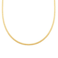 Italian 1.80mm Franco Necklace in 10K Yellow Gold 3.75 Grams 22 Inches