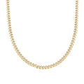 Italian 3.70mm Miami Necklace in 10K Yellow Gold 8.13 Grams 22 Inches - Sticky add to cart bar