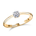 14K White Gold Luxuriant Lab Grown Diamond (E-F, VS) Solitaire Ring (Size 10.0) (Del. in 10-15 Days) 0.50 ctw - Sticky add to cart bar