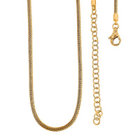 Doorbuster Bali Legacy 22K Vermeil YG Over Sterling Silver Tulang Naga Necklace (18-22 Inches) (18.20 g)