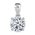 IGI Certified 14K White Gold Luxuriant Lab Grown Diamond (E-F, VS) Solitaire Pendant (Del. in 10-15 Days) 1.00 ctw - Sticky add to cart bar