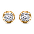 Luxuriant Lab Grown Diamond Stud Earrings in 18K YG Over Sterling Silver 0.20 ctw - Sticky add to cart bar