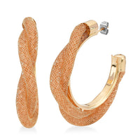 Doorbuster Multi Color Austrian Crystal Earring in Goldtone