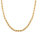 4.7mm Diamond-cut Rope Chain Necklace in 10K Yellow Gold 22 Inches 11.6 Grams - Sticky add to cart bar