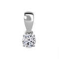 14K White Gold Luxuriant Lab Grown Diamond (E-F, VS) Solitaire Pendant 0.50 ctw - Sticky add to cart bar
