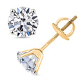 IGI Certified Luxuriant Lab Grown Diamond E-F VS 3.00 ctw Solitaire Stud Earrings in 10K White Gold (Del. in 10-15 Days) - Sticky add to cart bar