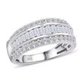 Luxuriant Lab Grown Diamond Ring in Sterling Silver (Size 9.0) 1.02 ctw - Sticky add to cart bar
