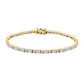 Luxuriant Lab Grown Diamond Tennis Bracelet in Sterling Silver (7.25 In) 3.00 ctw - Sticky add to cart bar