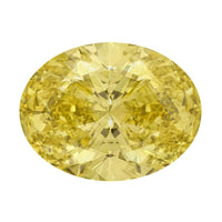 IGI Certified Luxuriant Lab Grown Yellow Diamond (VS2) (Ovl) 2.50 ctw