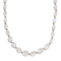Rainbow Moonstone 55.00 ctw Necklace 18 Inches in 14K YG Over Sterling Silver - Sticky add to cart bar