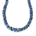Kashmir Kyanite 327.00 ctw Necklace 18 Inches in Rhodium Over Sterling Silver - Sticky add to cart bar