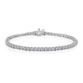 Luxuriant Lab Grown Diamond 5.00 ctw Tennis Bracelet in 14K White Gold (7.25 In) - Sticky add to cart bar