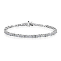 Luxuriant Lab Grown Diamond 5.00 ctw Tennis Bracelet in 14K White Gold (7.25 In)