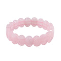 Galilea Rose Quartz 150.00 ctw Block Stretch Bracelet - Sticky add to cart bar