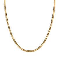 Vermeil YG Over Sterling Silver Chain (24 Inches) 10.70 g