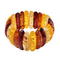 Simulated Multi Color Amber Stretch Bracelet 6.5-7 Inches - Sticky add to cart bar